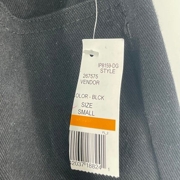 FLYING TOMATO Jeans Small Black Silver Stud Belt NWT Flare Denim Cotton Stretch - Picture 3 of 14